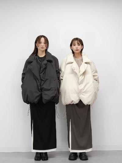 original cocoon middle down coat