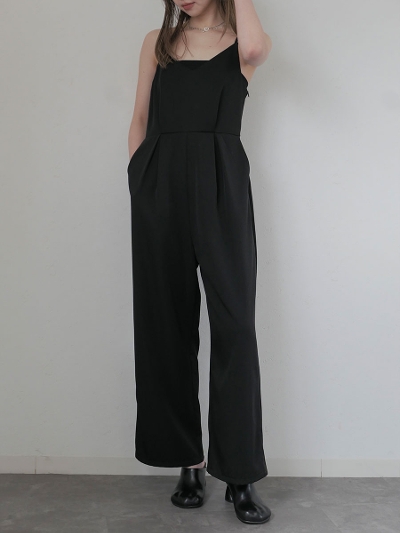 original tuck salopette pants